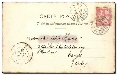 Paris - Boulevard Bonne Nouvelle — editor desconhecido, n° 294 — Verso