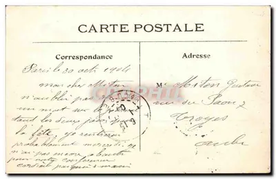 La Seine przez Paryż — La Seine, widok z Râpée — L. J. & Cie, wydawcy, Angoulême-Paris — Rewers