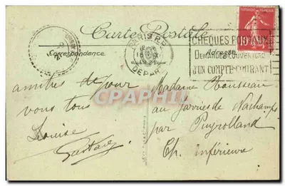 Paris — Liceu Saint-Louis — Avenida Saint-Michel — LL — n°1308 — Verso