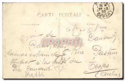 Parijs - Grote wiel — 100 meter hoog, gebouwd voor de Wereldtentoonstelling van 1900 — uitgever IBIERE/KARORE, n° 4253 — Achterkant