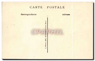 Paris - Jardim das Plantas - Os Ursos se Divertem — n° 338, editor L. Moreau — Verso