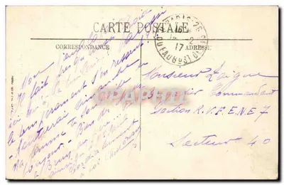 Paris — A Basílica do Sagrado Coração — Fachada principal — LL — Verso