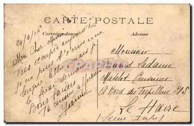 Parigi — La Porte Saint-Denis — C. M. n° 192 — Verso