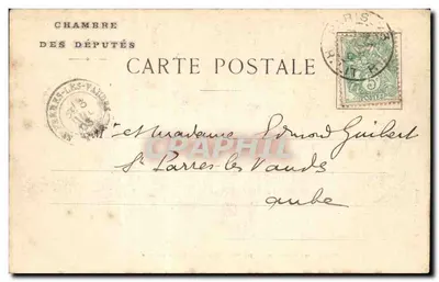 Sala poselska — Sala Casimir-Périer — A. Pepper fot. N° 28 — Rewers