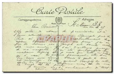 O Obelisco de Luxor, Praça da Concórdia — Paris — LL — n° 1131 — Verso