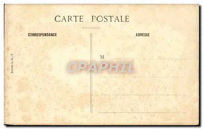 Paleis en Tuin van het Luxembourg — Parijs — Brevet L. D. F. — Achterkant