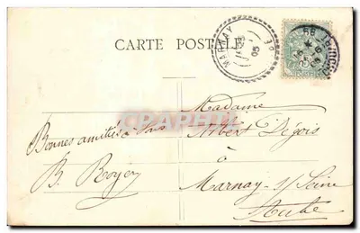 Paris - Square St-Pierre - Le Grand Escalier - G.I. — Verso