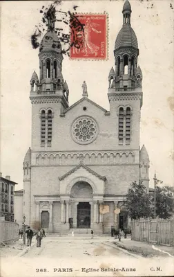 Paris — Igreja de Santa Ana — C.M. n°268