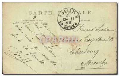 Paryż — Most Arcole i Rada Miasta — M. J. n° 531 — Rewers