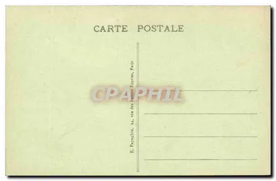 Parijs - De Avenue des Champs-Élysées en het Arc de Triomphe - A.P. — Achterkant