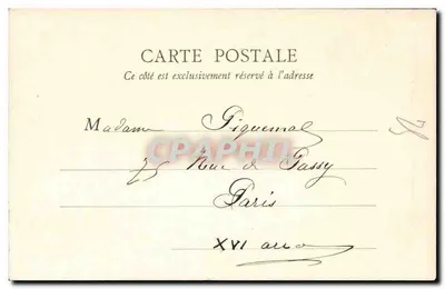 Paryż - DOME DES INVALIDES — E.R. Paryż, nr 118 — Rewers