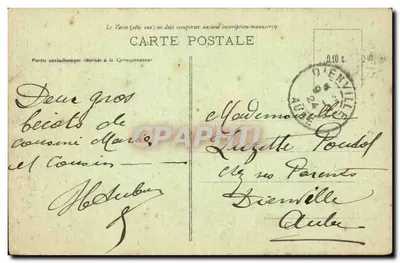 Wieża św. Jakuba — Paryż — wydawca 'Tout Paris' nr 101 M — Rewers