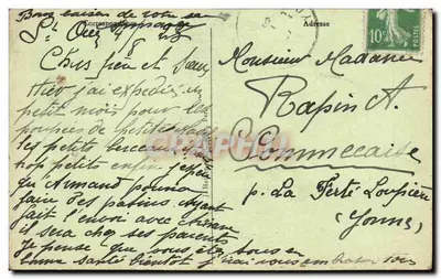 Parijs - Sacré-Cœur en Teleféric van Montmartre — J. H. — n° 206 — Achterkant