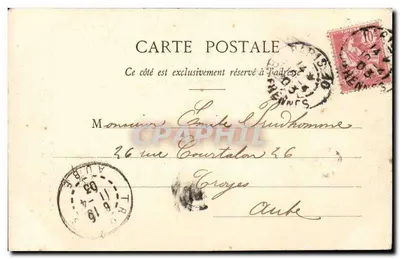 Paryż — Bazylika Świętego Serca Panny Marii na Butte Montmartre — wydawca nieznany, n° 263 — Rewers