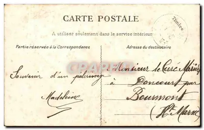 Montmartre — El Square Saint-Pierre — G. C. A., París, n° 516 — Reverso