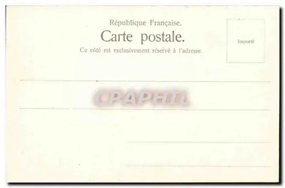 Plac Republiki i pomnik Gambetty — Paryż — wydawca nieznany, numer serii 101 — Rewers