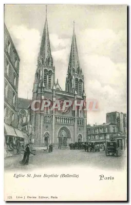 Igreja de São João Batista (Belleville) — Paris — Léon J. Durieu, Paris, n°125