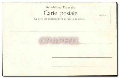 O triunfo da República — Paris — Léon J. Durieu, Paris, n° 133 — Verso