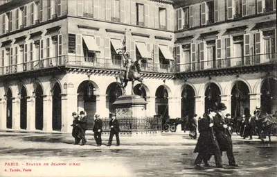 Paris - Estátua de Joana d'Arc — A. Taride, Paris