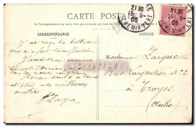 Paryż — Katedra Paryża — A. Teppe, Paryż — Rewers