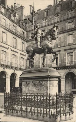 Estátua de Joana d'Arc em Paris — editor desconhecido, n° de série 222