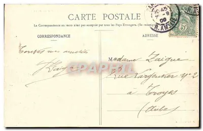 Paryż — Le Lion de Belfort — A. Taride, Paryż — Rewers