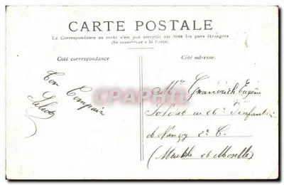 Paryż — La Conciergerie — Wydawca nieznany — Rewers