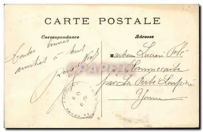 Paris — A Madeleine e a perspectiva dos Grandes Boulevards — C. M. n°92 — Verso