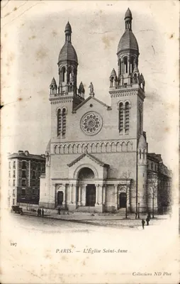 Paris — A Igreja de Santa Ana — Collections ND Phot
