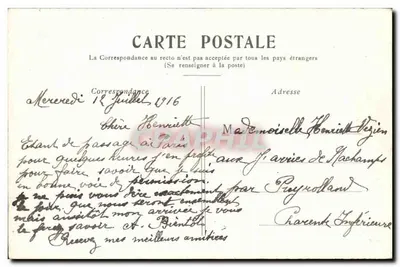 PARIS — Boulevards e Porta Saint-Martin — Editore AK — Verso