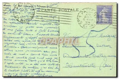 PARIS - A Câmara dos Deputados - A. L. — Verso