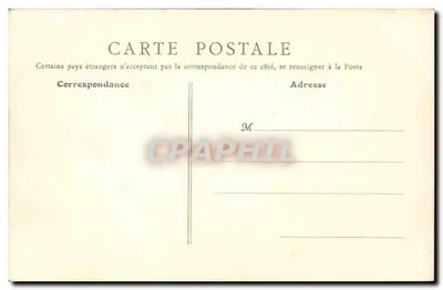 Paryż - Ratusz — widok panoramiczny — B.E. Paryż, nr 578 — Rewers