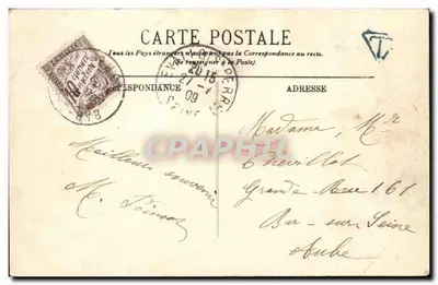 PARYŻ — Arc de Triomphe i Champs-Élysées — LL. — Rewers