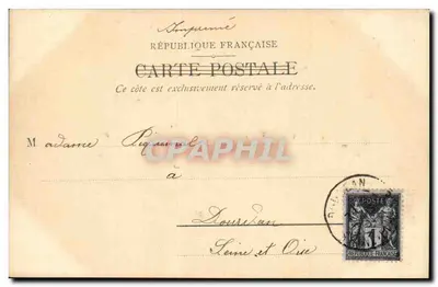 Musée de Cluny — Paris — éditeur Lagrardes, n° de série non visible — Verso