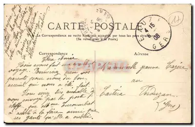 La Pallice - Navios de passageiro no porto — série 163, editor não identificado — Verso