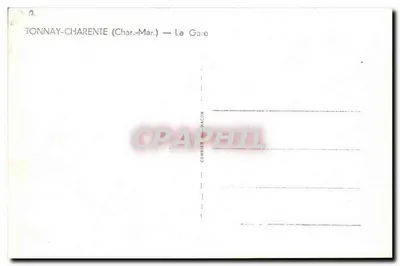 Tonnay-Charente — A Estação — Combier & Magon — Verso