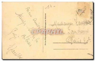 St-Georges de Didonne — Widok ku farowi — Wydawca A.R.A. n° 404 — Rewers