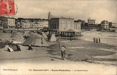 Royan-Pontaillac — La Restauration — Cliché Braun déposé