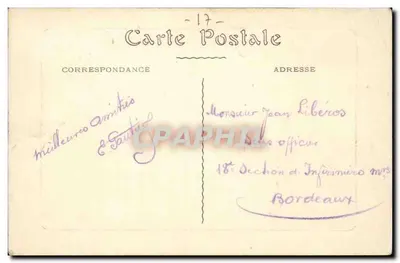 La Rochelle — Il Porto e il Cours Richard — Editore Richard, n° 201 — Verso