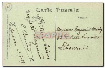La Rochelle — Quai Duperré — Stare Zakłady NELRBIN & Cie, Paryż — Rewers