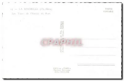 La Rochelle — Le Torri dell'Ingresso del Porto — Artauc Tarn e Figli, Nantes — Verso