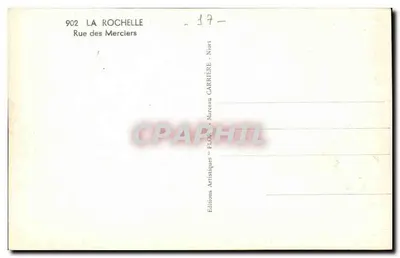 La Rochelle — Rue des Merciers — Edizioni Flor — Verso