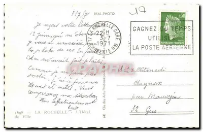 La Rochelle — Porte de la Ville — wydawca Cap — Rewers