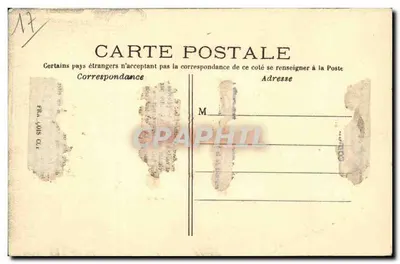 Saintes (Charente-Inférieure) — Igreja de Santa Eutrópeia, torre lateral ocidental — editor desconhecido, n° 64 — Verso