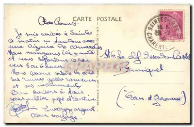 Saintes — Ruiny Gallo-Rzymskie. Areny. Widok ogółem — LL — Adia — Rewers