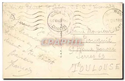 Angoulême — Sulle rive della Charente — ND.141 — Verso