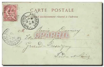 Angoulême — O Parque Blanc — Barbault, Angoulême — Verso