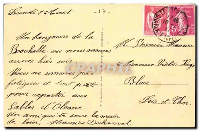 La Rochelle — Cours Wilson — Verso