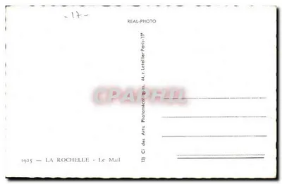 La Rochelle — Le Mail — editor Letellier Paris — Verso