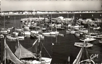 Port Royan — widok portu z łodziami — Wydawnictwo Gaby